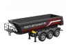 HuiNa Scania K770S Kabolite 3X Axle Metal Trailer - Black