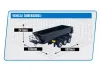 HuiNa Scania K770S Kabolite 3X Axle Metal Trailer - Black
