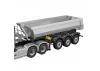 HuiNa Scania K770S Kabolite 3X Axle Metal Trailer - Silver