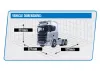 HuiNa Scania K770S-100 6X6 RC Haulage Truck RTR - Silver