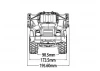 HuiNa K960 Hydraulic Kabolite 6X6 Alloy Articulated Truck