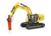 HuiNa K961 Kabolite Hydraulic Excavator With Tool Attachments (Ripper - Hammer And Claw)