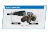HuiNa K966 Kabolite Hydraulic Full Metal Wheel Loader 1:16