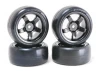 Sweep D-High End Compound Mini Tyres Pre-Glued 36Deg 4Pcs