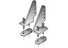 Dubro DB105 HD Nylon Control Horns 1-1:8 (2 Pcs)