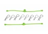 DB2253 Body- Klip Retainer (Lime Green)