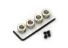 K+S DB244 1/4Ins Brass Collets (2 Pcs)