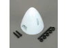 Dubro 2.75in Spinner, White (1 PC per package)