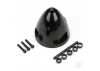 Dubro 2in Three Blade Spinner Black (1 PC per package)