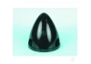 Dubro 2-1/2in Three Blade Spinner Black (1 PC per package)