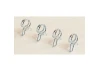 Dubro DB678 Fuel Line Clips for Large 1:8 Inch ID Tubing (4 Pcs)