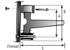 Dubro DB682 Quiet Engine Mount - Suits 4 Stroke .45-.80