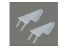 Dubro DB919 Micro Control Horn .047 P/Rods (2 Pcs)
