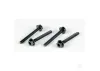 Dubro 1/4-20 x 3in Nylon Wing Bolts (4 pcs per package)