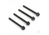 Dubro 1/4-20 x 3in Nylon Wing Bolts (4 pcs per package)