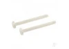 Dubro 1/4-20 x 3in Nylon Wing Bolts (4 pcs per package)