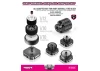 Hudy Aluminium Adapter For 1:12 Pan Car And 1:10 Formula Tire
