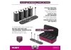 Hudy Carbon Tire Stand Hard Case - 1:10 Electric Tc