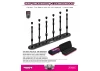 Hudy Carbon Tire Stand 6X Hard Case - 1:12 Pan Car And 1:12 GT