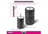 Hudy Carbon Tire Stick 1:10 On-Road And Off-Road Wheels With 5mm Mounting Hole (4)