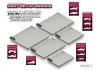 Hudy Flat Set Up Board 1:10 + 1:12 On-Road - Lightweight - Grey