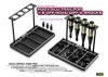 Hudy Aluminium Tray For 1:8 Off-Road Diff + Shocks