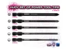 Hudy Power Tool Tip Set - 2.0, 2.5, 3.00mm + 4.0, 5.8 Phillips