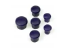 Hudy Plastic Cap For Handle ( Set - 3+2+1) Violet