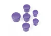 Hudy Plastic Cap For Handle ( Set - 3+2+1) Violet