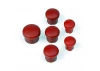 Hudy Plastic Cap For Handle ( Set - 3+2+1) Red