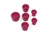 Hudy Plastic Cap For Handle ( Set - 3+2+1) Purple