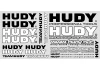 Hudy Bodyshell Stickers/Decals