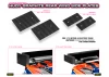 Hudy Graphite Rear Wing Side Plate 0.5mm - 1:10 Nitro (2)