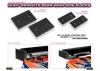 Hudy Graphite Rear Wing Side Plate 0.5mm - 1:10 Electric (2)