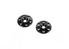 Hudy Aluminium Rear Wing Shim - Black (2)