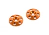 Hudy Aluminium Rear Wing Shim - Orange (2)