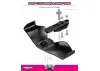 Hudy 1:10 Formula Front Nose - Black