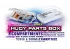 Hudy Hardware Parts Box - 8 Compartments