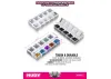 Hudy Tiny Hardware Parts Box - 8 Compartments