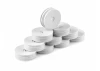 Hudy 1:10 Off-Road Wheel - 2WD Front Narrow White (10)
