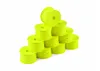 Hudy 1:10 Off-Road Wheel - 2WD/4WD Rear Yellow (10)
