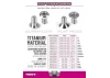 Hudy Titanium Hex Flat Head Screw Sfh M3X6 (10)