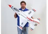 E Flite F-16 Thunderbirds 70mm EDF Jet AS3X SAFE - BNF Basic