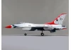 E Flite F-16 Thunderbirds 70mm EDF Jet AS3X SAFE - BNF Basic