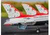 E Flite F-16 Thunderbirds 70mm EDF Jet AS3X SAFE - BNF Basic
