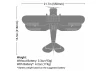 E Flite UMX WACO BNF Basic AS3X