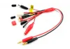 eTronix 4mm Plug To Glow/Tamiya/Deans/ Jr Tx+Rx And Futaba Tx+Rx PVC