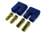 EC3 3.5mm Gold Connectors - 1 Pair Male/Female