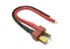 Male Deans Plug On 10Cm 14AWG Silicone Wire