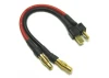 eTronix Male Deans To Two 4.0mm Male Connector Adapter